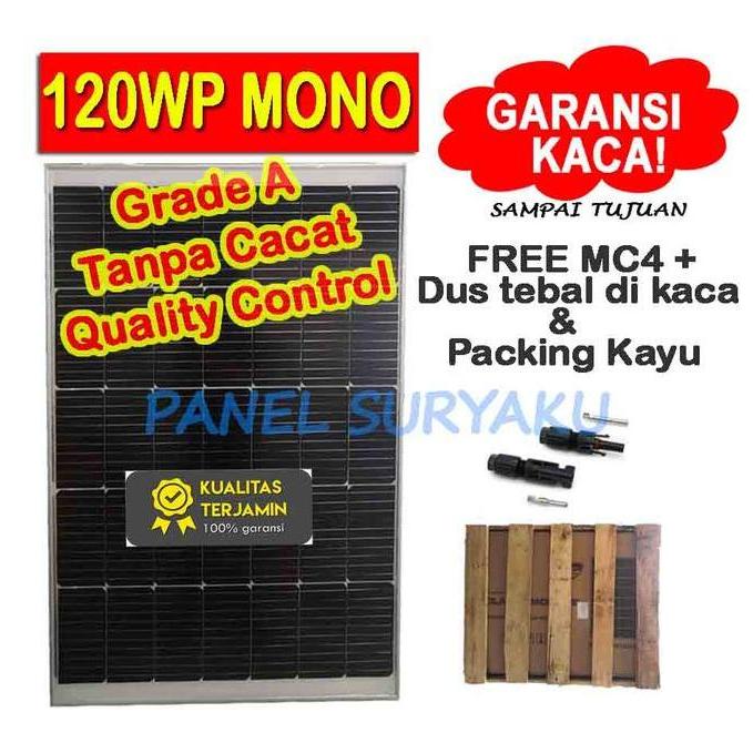 Solar Panel Surya 120wp Mono Solar Cell 120wp Mono