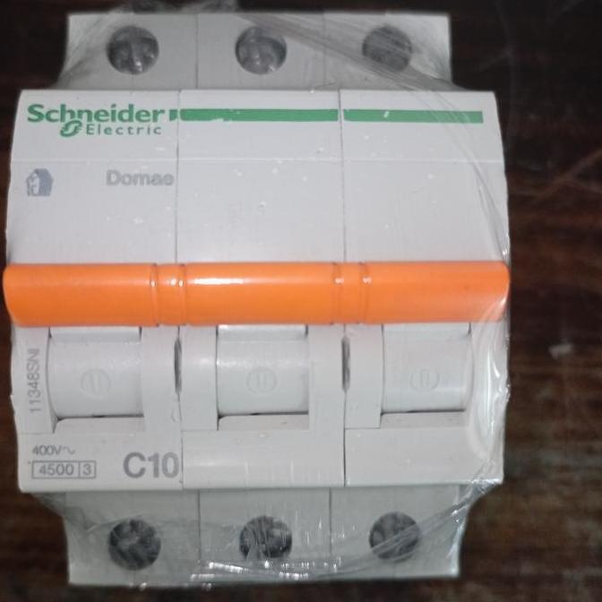MCB 3 phase 10A Schneider