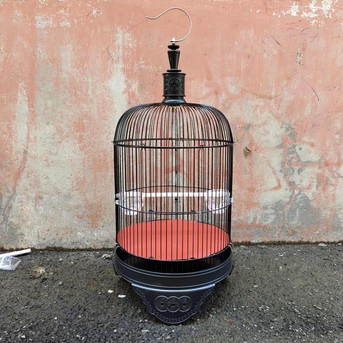 Sangkar Lovebird Besi T2 merk DRAGON Bonus Karpet