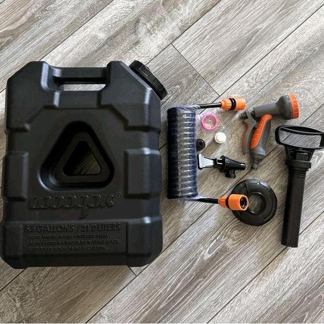 Jerigen Air Kran 21 Liter + Kunci Bracket - Jerigen Camping / Jerigen Outdoor GAN