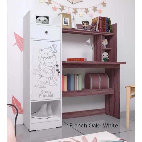 Meja belajar lemari pakaian rak buku anak Romaro MB 08 LUAR Bandung