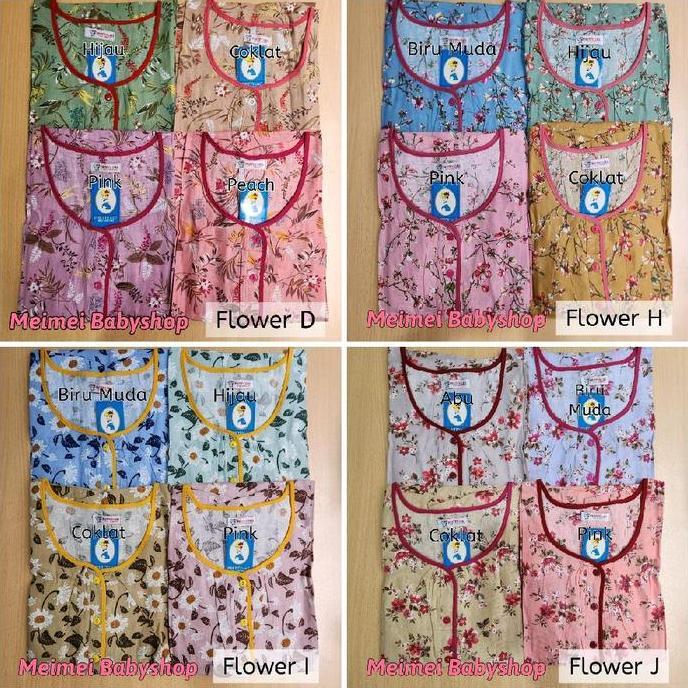 Daster Katun Pretty Girl / Daster Busui Bumil / Baju Tidur Wanita