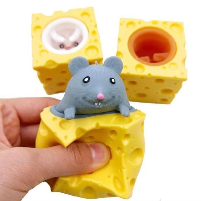mainan tikus pencet / mainan squishy karet silicon