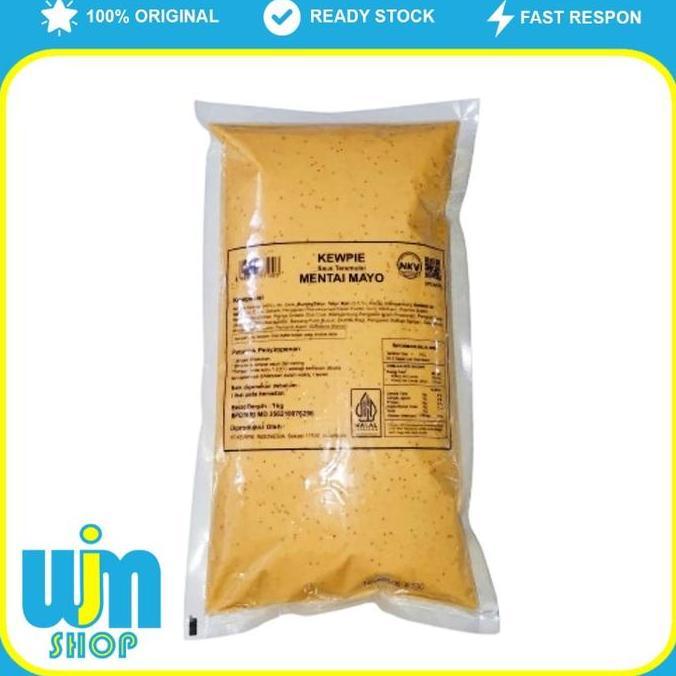 kewpie Mayonaise Mentai Mayo 1kg Saus Salmon Mentai Halal TEB