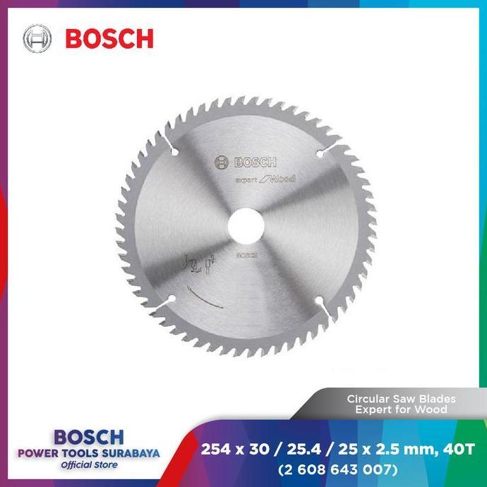 Mata Gerinda Potong Kayu Bosch 254mm 40T Expert for Wood