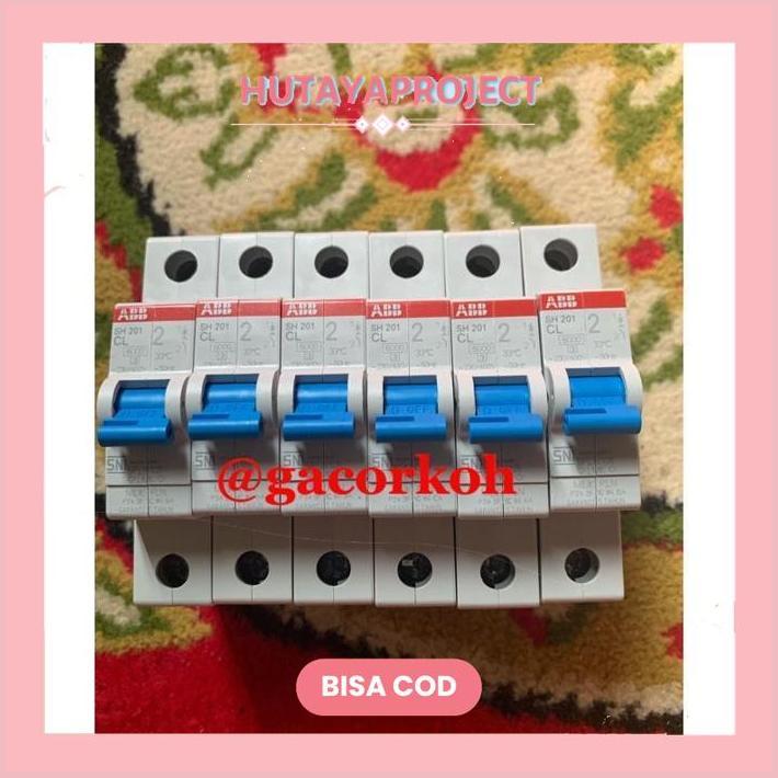 er-87 MCB ABB 2A 4A 6A 10A 16A 20A 25A 35A ORIGINAL ASLI PLN Terlaris