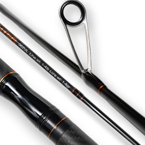 JORAN PANCING ULTRALIGHT SEA AND KINGS FIGHTER CARBON SOLID 165CM DAN 180CM 7 RING FUJI 1-4LBS WARNA