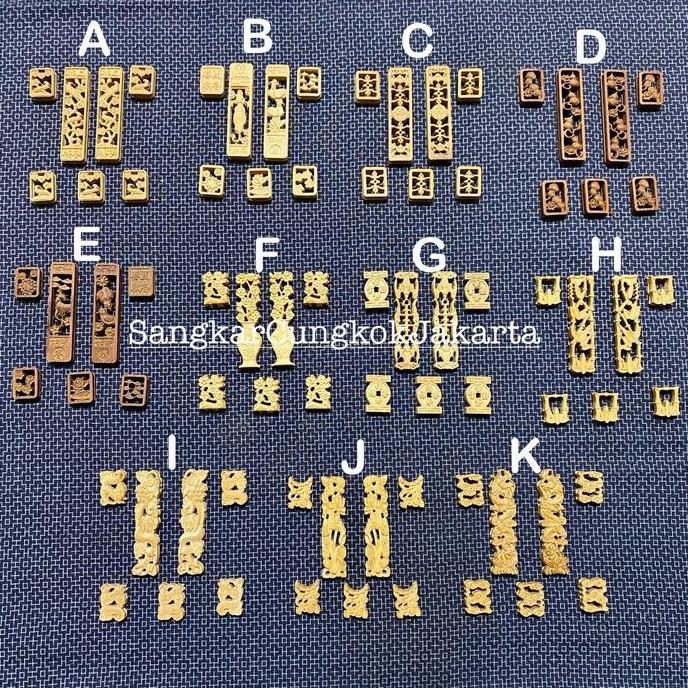 Aksesoris Sangkar Cungkok Variasi Kandang Kecil Pleci Bahan Bambu 1,2cm