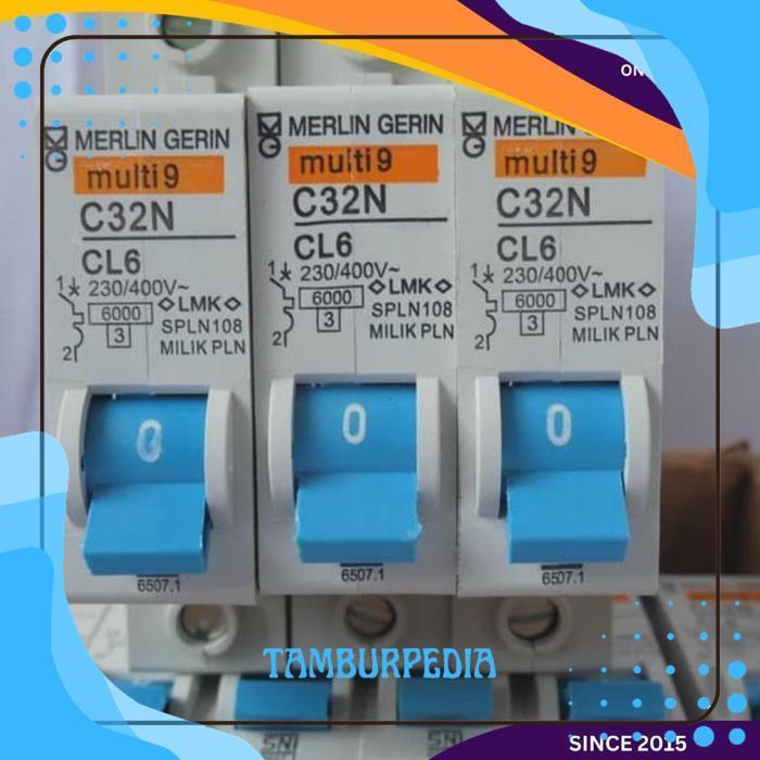 ad-77 MCB MERLIN GERIN BIRU 2A 4A 6A 10A 16A 20A 25A 32A 40A 63A MULTI9 2 4 6 10 16 20 25 32 40 60 A