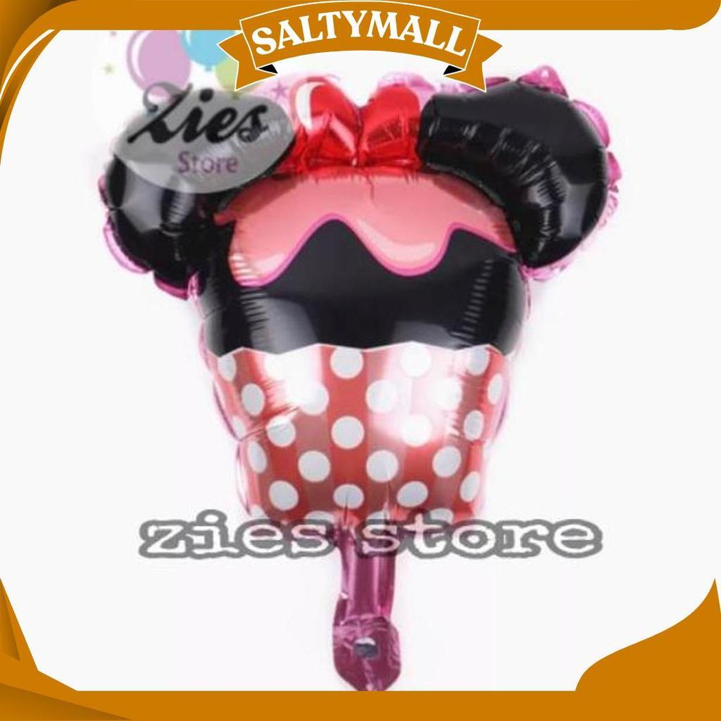 Balon Foil Cup Cake / Cup Cake Mickey Minnie ( 40Cm ( Zs Promo
