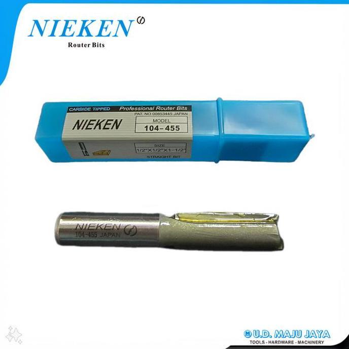 NIEKEN 104 455 - Router Straight Bit Mata Profil Lurus 13 mm