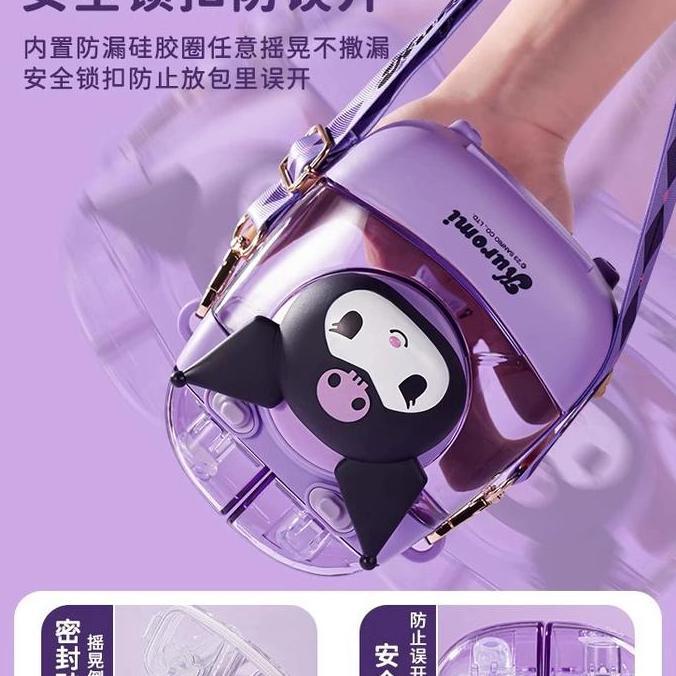 Botol sanrio original teguk dan sedot/botol sanrio original tritan