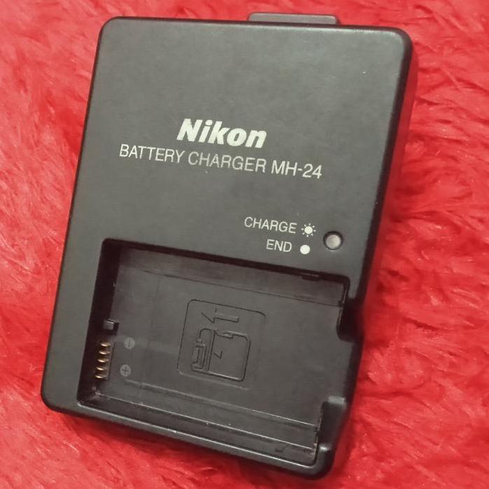 Original Charger Nikon D3100 D3200 D3300 D3400 - Casan Charger Mh-24 Second