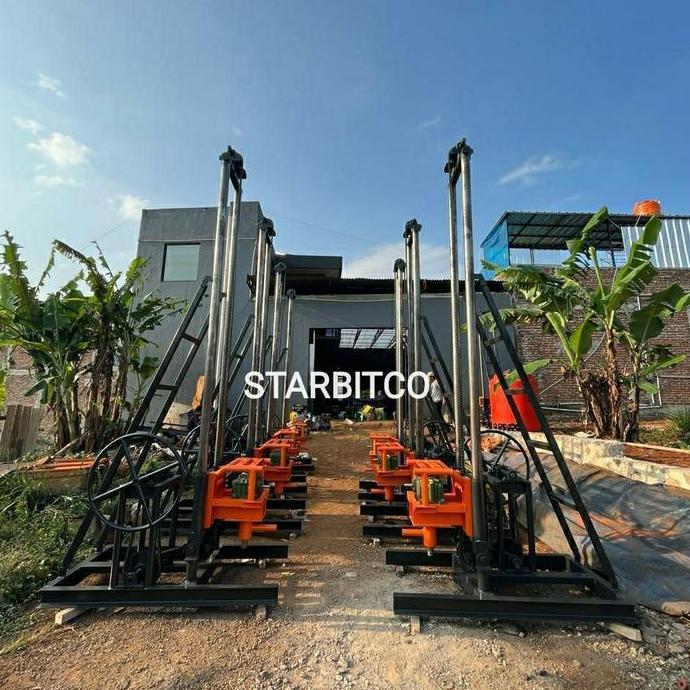 HARGA PROMO FLASH SALE mesin bor sumur air tanah model Power Rig Stir setir