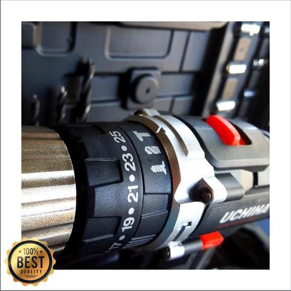 JAPAN impact drill baterai cordless mesin bor beton BESI 42V UCHIHA