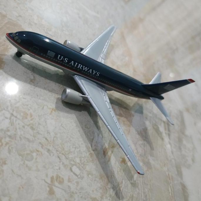 Diecast Pesawat Herpa Boeing 767-200 US Airways VHTF Murah Antik 1:500