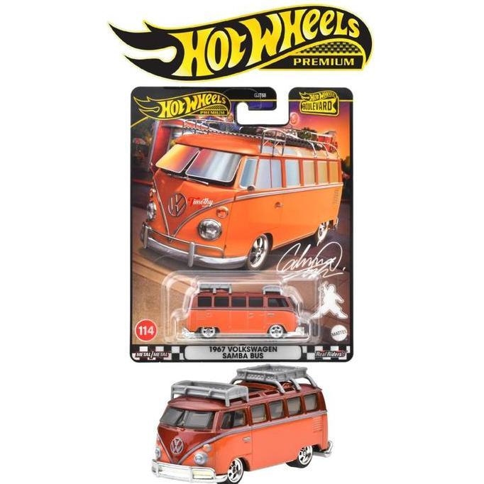 Hot Wheels Premium Boulevard Volkswagen VW Samba Bus Coklat