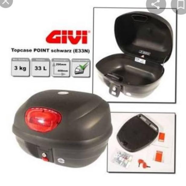 Box Givi e33 original box motor bok MOTOR