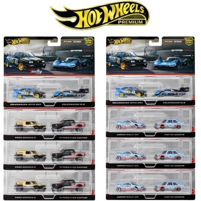 Hot Wheels Grosir Kartonan Premium 2 Pack HBL M VOLKSWAGEN FORD GULF