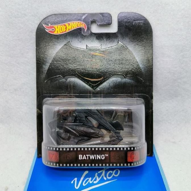 Hot Wheels DC Batman v Superman Batwing Hotwheels Retro Varian Card DJF59 Toy Diecast Aircraft Batpl