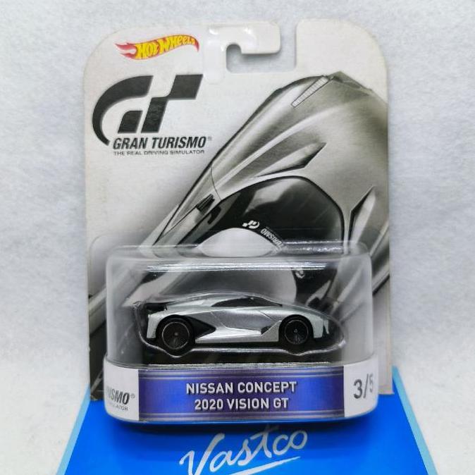 Hot Wheels Gran Turismo Nissan Concept 2020 Vision GT Hotwheels Retro Entertainment DJF56 Toy Diecas