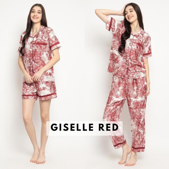 Promo Giselle Set (S-XL)  - Piyama ORGANIC SILK Tencel Pajamas Set Diskon