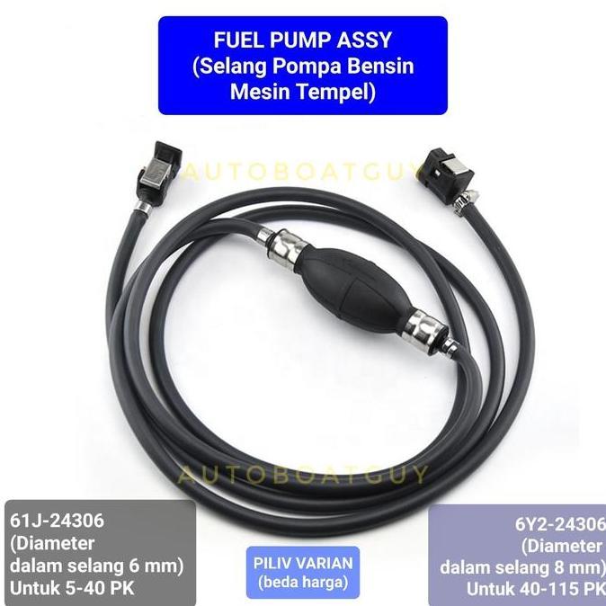 Promo Selang Bensin Mesin Tempel Outboard Motor Fuel Primary Pump Yamaha Parsun COD