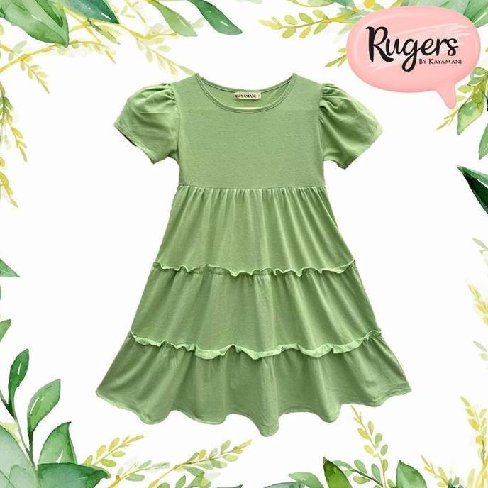 Rugers By Kayamani - Dress Anak Perempuan - Sage Mint Dress