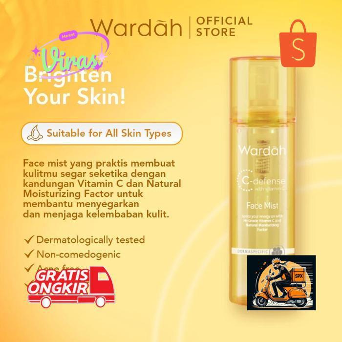 We69 Paket Wardah C Defense Skincare Lengkap Untuk Semua Jenis Kulit Sehat Mencerahkan Putih Glowing