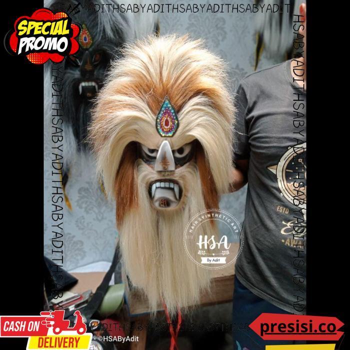 Topeng Ganongan Murah Bujang Ganong Jambul Tinggi Tebal [Br 1111]