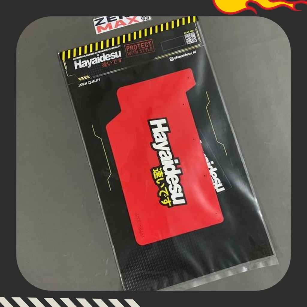 mudflap mud flap hayaidesu karet penahan lumpur beat fi esp red