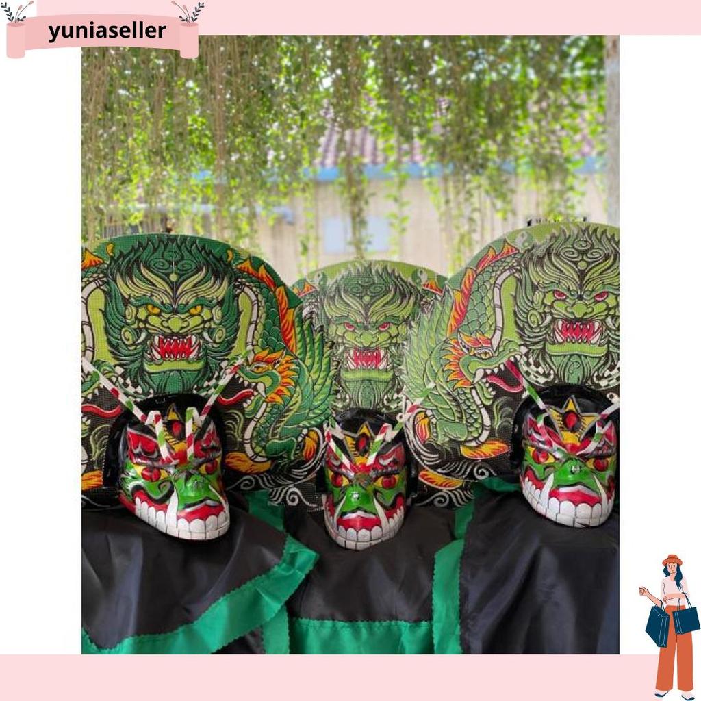 BARONGAN |Barongan Versi Devil Kayu Bonus Kemul Panjang Mahkota Tinggal Pakai Ukuran Anak DC -15