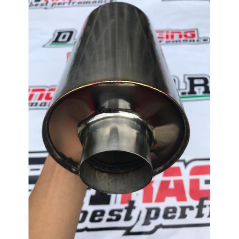 Knalpot mobil garang kering js racing stainless anti karat agya ayla jazz ge8 brio xenia avanza carr