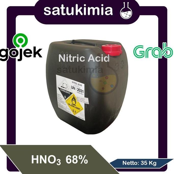 Promo (Gojek Instan Only) Nitric Acid/ Asam Nitrat/ HNO3 - 35 Kg COD