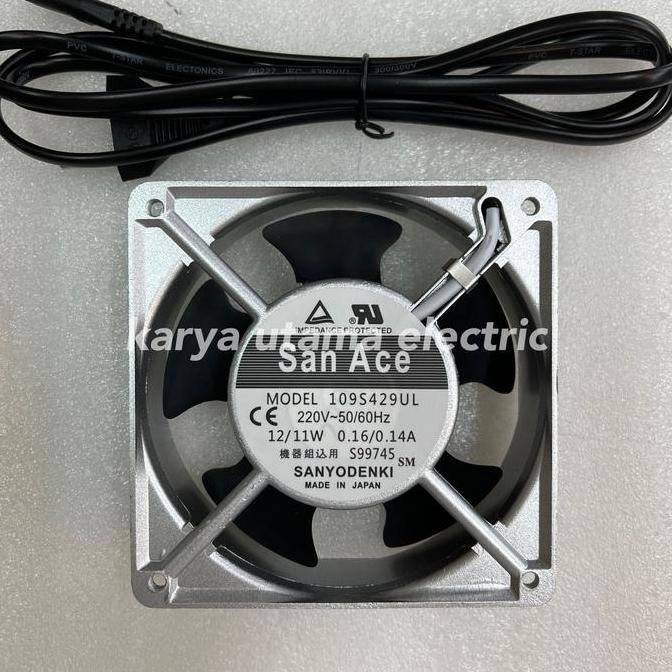 TERMURAH - Fan 4" san ace 220volt kipas fan 4" san acae 220volt