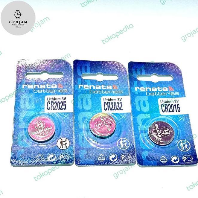 Baterai Renata Cr2032 Renata 2032 Renata 2025 Renata 2016 Original