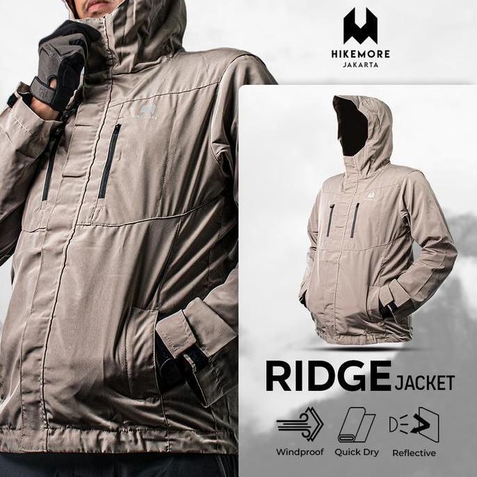 TERMURAH - HIKEMORE Jaket Pria Hiking Gunung Hikemore Ridge Outdoor Original