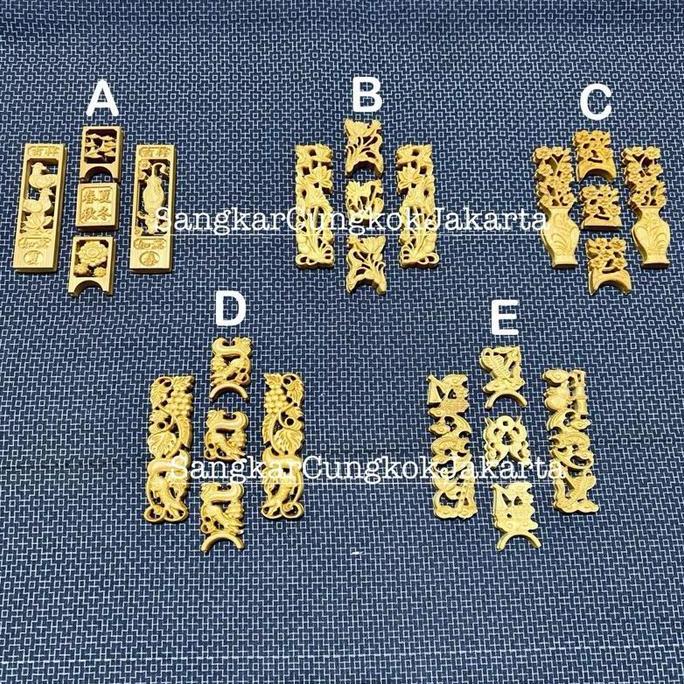 TERMURAH - Aksesoris Pintu Sangkar Cungkok Peninggi Cepuk Stopper 1,7cm Murai Hwamei Bahan Bambu Uki