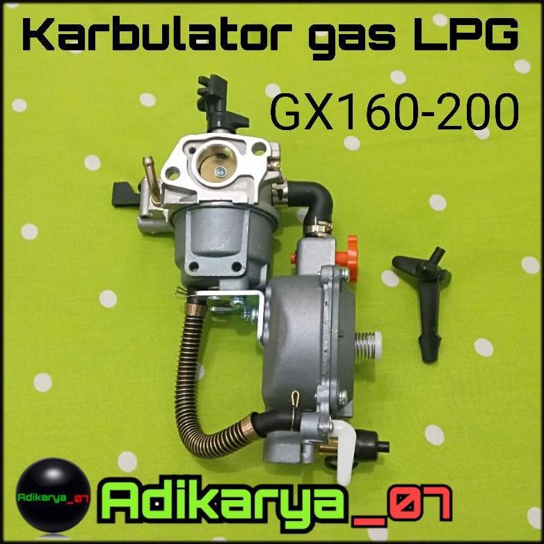 Karburator carburator carbulator gas LPG GX160 carbulator gas LPG Genset 2500