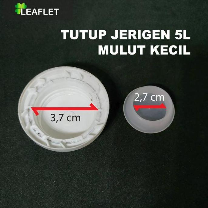 Tutup Plug + Segel Jerigen 5 liter Mulut Kecil & Besar / Tutup + Plug