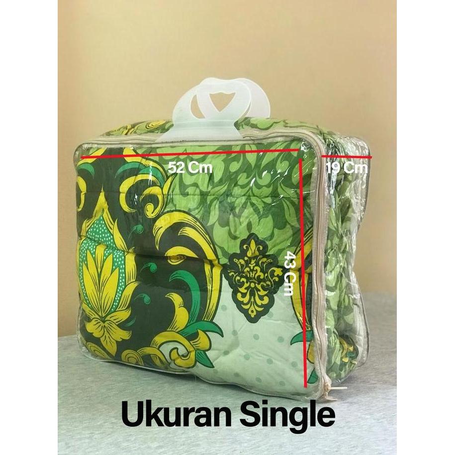 Tas Kantong Bedcover Mika Tebal Gagang Merak/Plastik