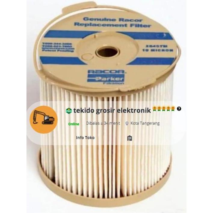 Filter Racor 2040TM 10 Micron 2040 TM FH900 Racor Replacement