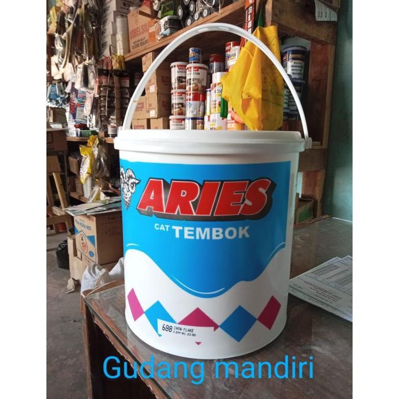 FREE PALET KAYU CAT TEMBOK ARIES 5kg CAT DINDING DARI AVIAN / CAT DINDING / PLAPON / CAT DASAR / CAT