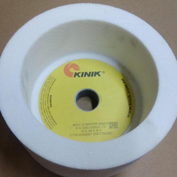 2 pcs Batu Gerinda Mangkok Kinik Straight Cup Grinding Wheel 8" inch