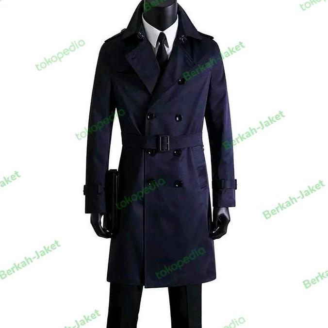 Jas Pria /Jas Long Coat/Jubah Pria /Jaket Musim Dingin/ Jubah Pria .