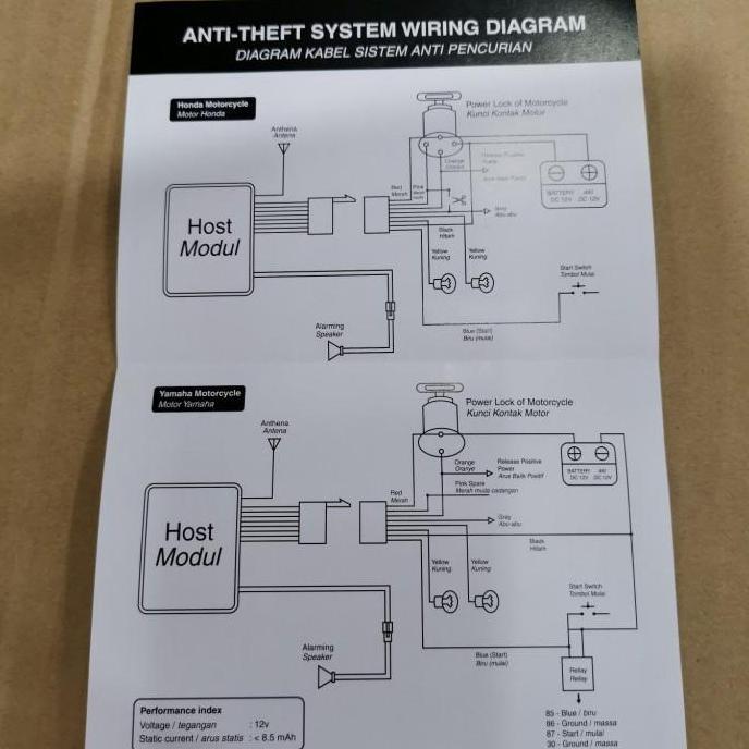 alarm motor securicle 9 nine A1 Terlaris