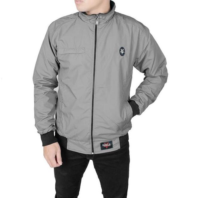 Jaket Pria Casual Simple  / Jaket Motor Pria / Jaket Bomber / Jaket Sgm Kain Keren Panjang Parasut
