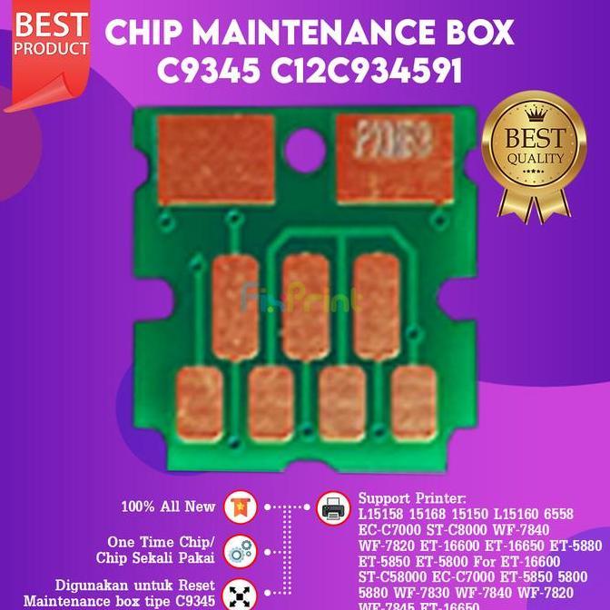 Resetter Maintenance Box C9345 Chip Reset Printer L15150 L15160
