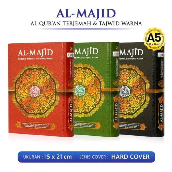 Alquran tajwid terjemah Al-Majid Uk A5 Al-Quran Terjemahan Almajid Beras Alfath