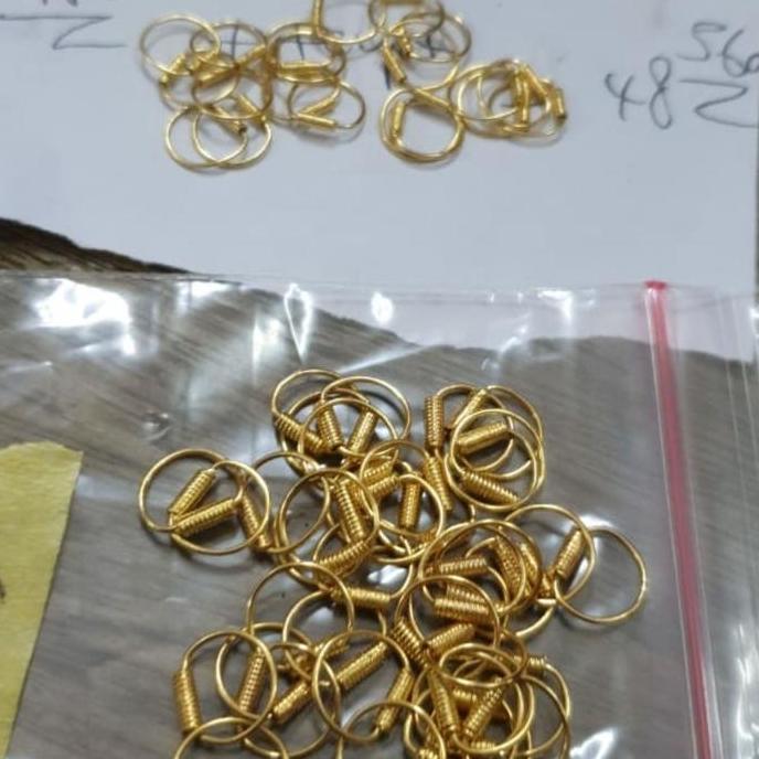 Anting bayi newborn seperempat 0,25 gram 0,25gr 1/4 emas muda asli 375